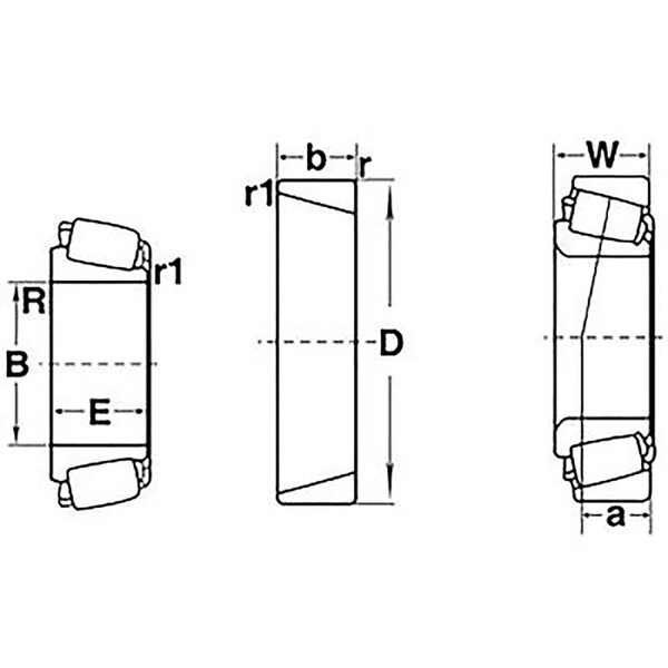 Fits Universal Fit Tapered Roller Bearing Cone 3880-1 3880